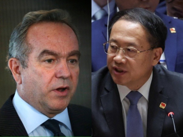 US Deputy Secretary of State, Kurt Campbell and China’s Vice Foreign Minister Ma Zhaoxu (Photo/Reuters)