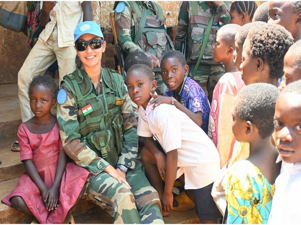 Major Radhika Sen during her peacekeeping operations with UN (Photo/ANI)