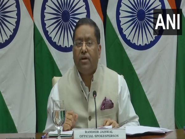 Ministry of External Affairs official spokesperson Randhir Jaiswal (Photo/ANI)
