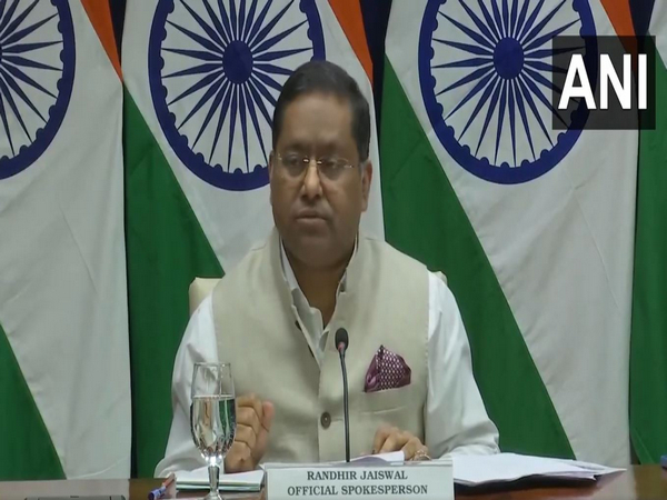 Ministry of External Affairs official spokesperosn Randhir Jaiswal (Photo/ANI)