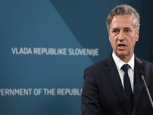  Slovenian Prime Minister Robert Gobb speakst at a press conference in Ljubljana, Slovenia (Photo/Reuters)