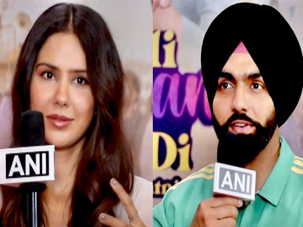 Sonam Bajwa, Ammy Virk (Image source/ANI) 