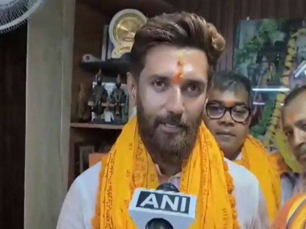 Lok Janshakti Party (Ram Vilas) national president and BJP candidate from Hajipur, Chirag Paswan (Photo/ANI)