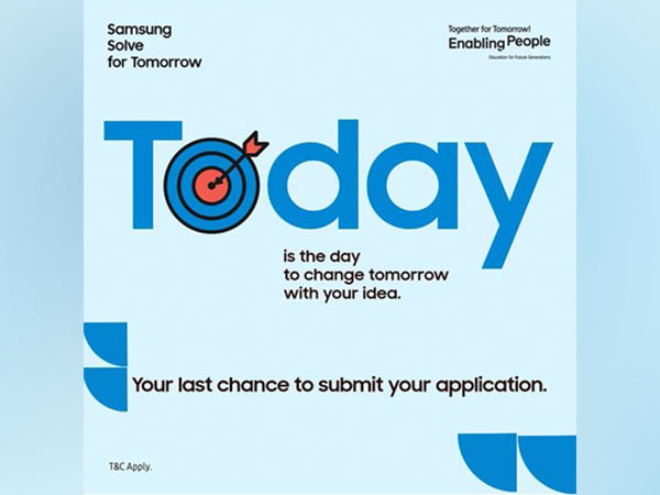 Last Day Today to Register for Samsung 'Solve for Tomorrow'; Entries to be Submitted before 5 PM IST