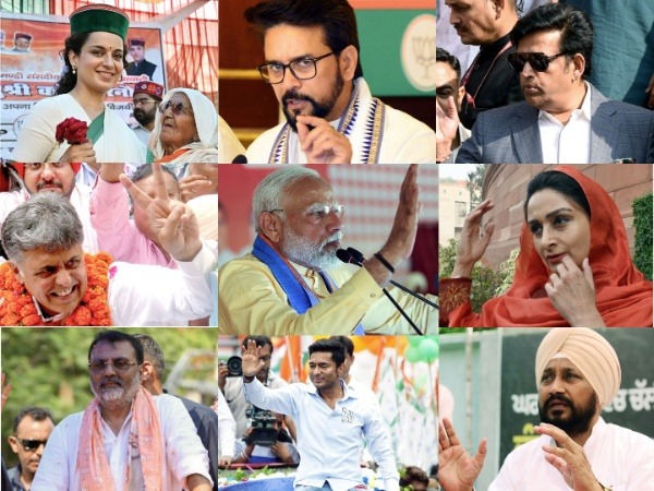 Candidates in the electoral fray for the seventh phase of Lok Sabha polls (Photos/ANI)