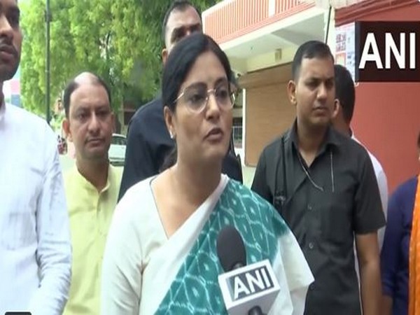 Anupriya Patel, NDA candidate from the Mirzapur Lok Sabha constituency (Photo/ANI)