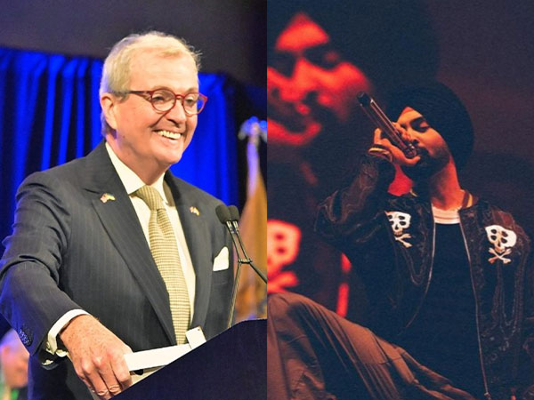 Governor of New Jersey Phil Murphy(Image source/Governor Phil Murphy Instagram), Diljit Dosanjh(Image source/Instagram)