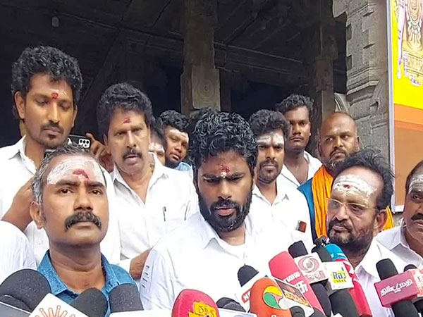 Tamil Nadu BJP chief K Annamalai. (Photo/ANI)