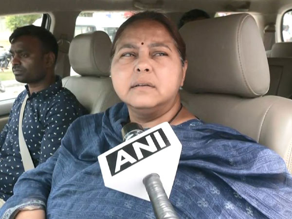 Rashtriya Janata Dal (RJD) Lok Sabha candidate Misa Bharti from Patliputra seat (Photo/ANI) 