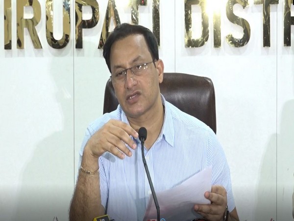 Tirupati District Collector Pravin Kumar (Photo/ANI)