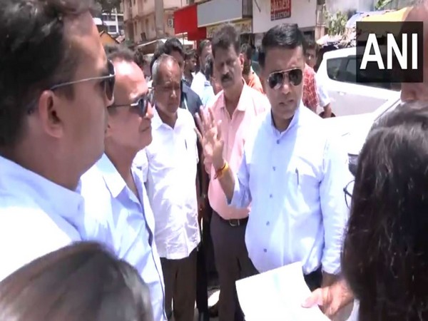 Goa Chief Minister Pramod Sawant inspects works under Panaji Smart City project (Image/ANI)