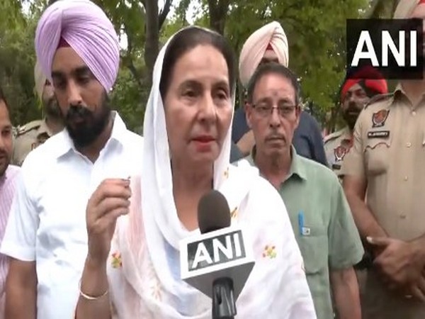 BJP candidate from Punjab's Patiala Preneet Kaur (Photo/ANI)