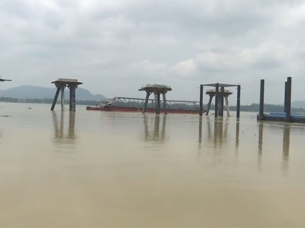 Water level of Brahmaputra River rises (Photo/ANI)