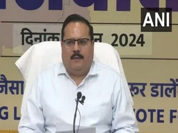 Uttar Pradesh Chief Electoral Officer Navdeep Rinwa (Photo/ANI)