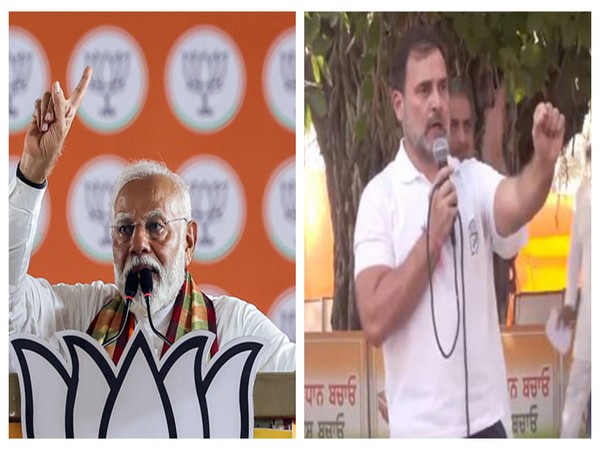 Prime Minister Narendra Modi and Congress' Rahul Gandhi