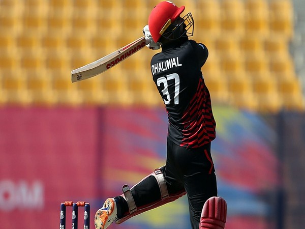 Navneet Dhaliwal in action. (Picture: ICC)