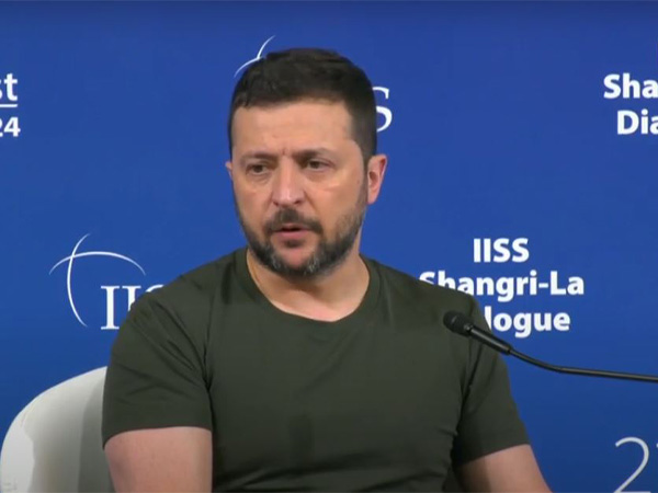 Ukraine's President Volodymyr Zelenskyy. (Photo: Youtube//IISS)