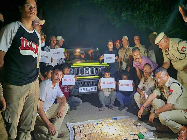 Arrested accused in police custody (Photo/Assam Police)