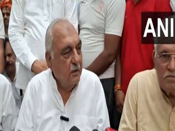 Former Haryana Chief Minister Bhupinder S Hooda (Photo/ANI)