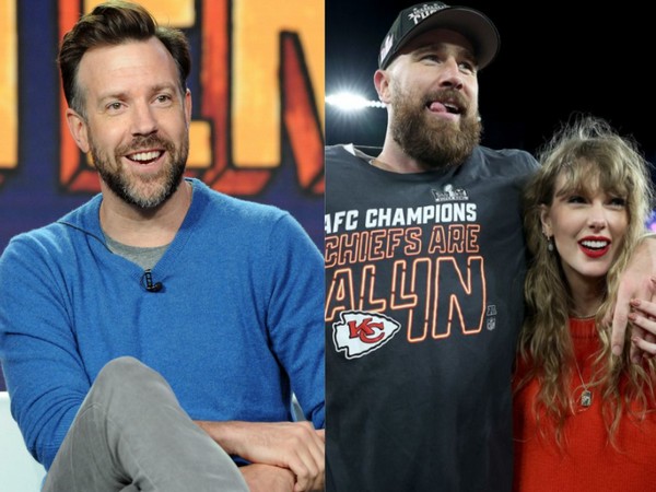 Jason Sudeikis, Travis Kelce, Taylor Swift (Image source: Instagram)