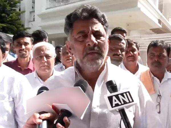 Karnataka Deputy Chief Minister DK Shivakumar. (Photo/ANI)