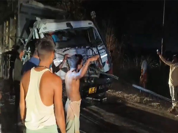 Visuals from the site of accident in Kaushambi (Image/ANI)