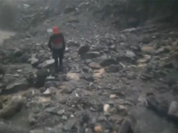 Clearance visuals from Yamunotri National Highway (Photo/ANI)