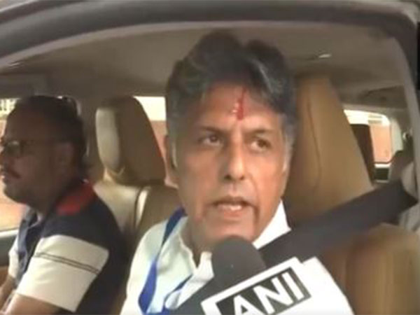 Congress MP and party candidate from Chandigarh Manish Tewari (Photo/ANI)
