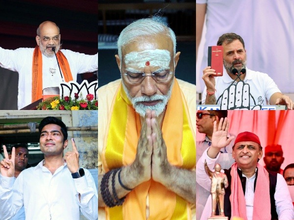 Prime Minister Narendra Modi among other top political leaders. (Photo/ANI)