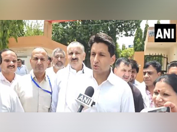 Congress candidate from Rohtak Lok Sabha seat, Deepender Singh Hooda (Photo/ANI)