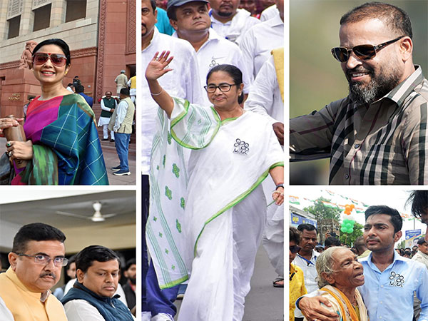 TMC leading on 30 seats in West Bengal. (Photo/ANI)