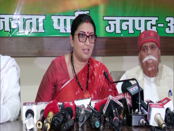 BJP leader Smriti Irani. (Photo/ANI)