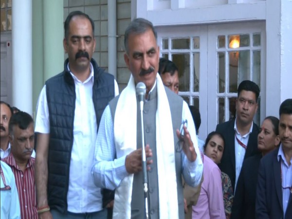 Himachal Pradesh Chief Minister Sukhwinder Singh Sukhu (Photo/ANI) 