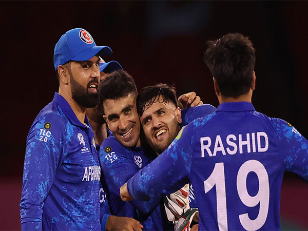 Fazalhaq Farooqi (centre). (Photo- ICC website)