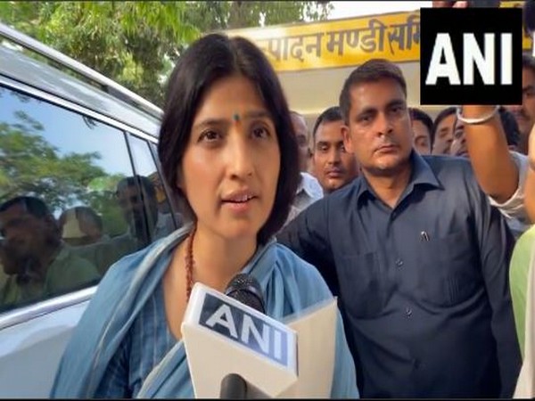 SP leader Dimple Yadav. (Photo/ANI)