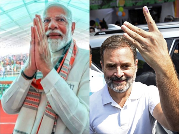 Prime Minister Narendra Modi and Congress leader Rahul Gandhi. (Photo/ANI)