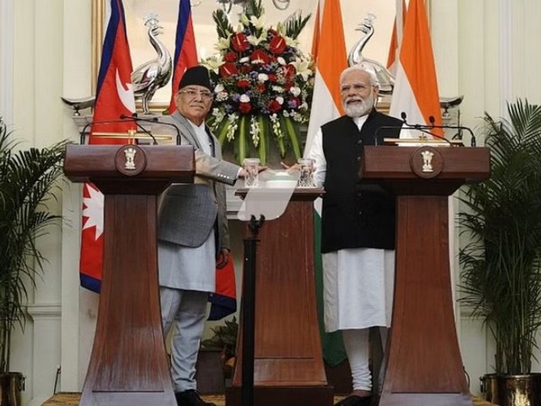 Nepal Prime Minister Pushpa Kamal Dahal and Prime Minister Narendra Modi. (Photo/ANI)