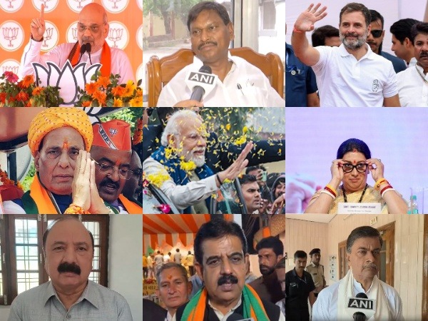 Key winners and losers of 2024 LS polls. (Photo/ANI)