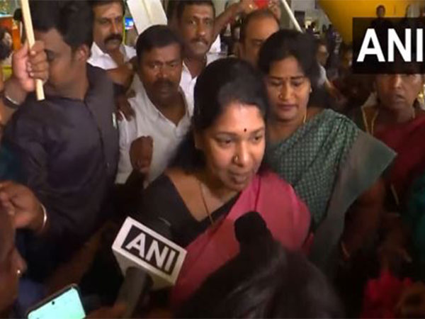 DMK leader Kanimozhi (Photo/ANI)