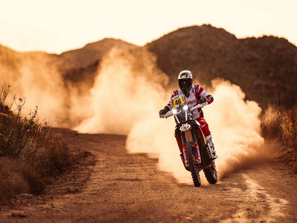 Hero MotoSports Team Rally rider at Desafio Ruta 40 (Image: Hero MotoSports Team Rally)