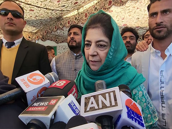 PDP Chief Mehbooba Mufti. (Photo/ANI)