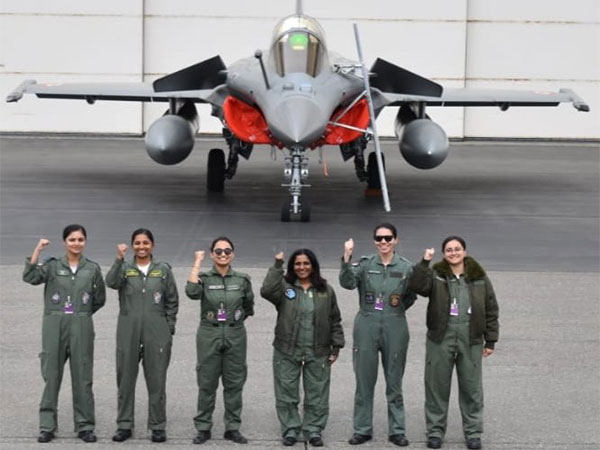 India's Charge d'Affaires in Washington, DC, Sripriya Ranganathan meets visiting IAF contingent in Alaksa (Image Credit: X/@IAF_MCC)