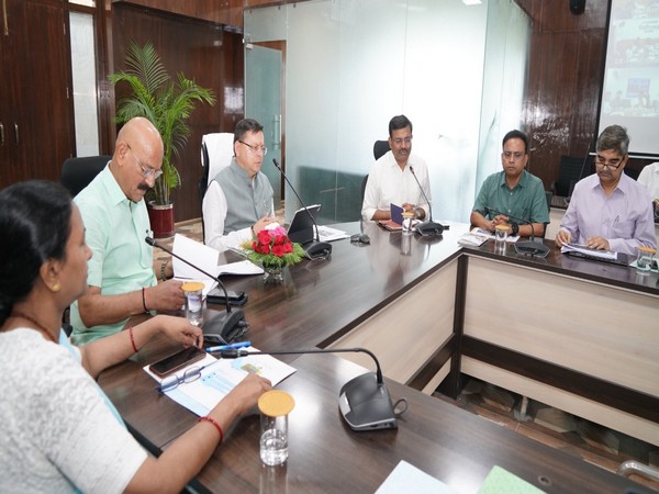 Uttarakhand Chief Minister Pushkar Singh Dhami directs officials to work for water conversation (Photo/ANI)