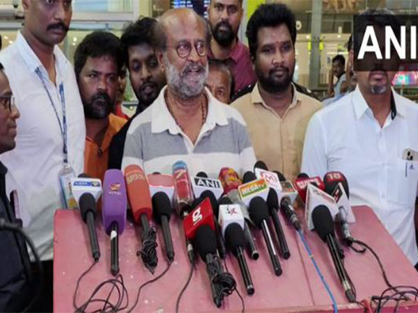 Megastar Rajinikanth(Image source/ANI)