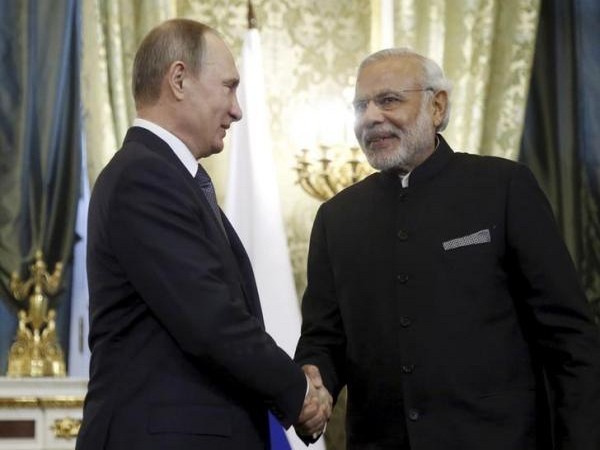 Russian President Vladimir Putin and Prime Minister Narendra Modi