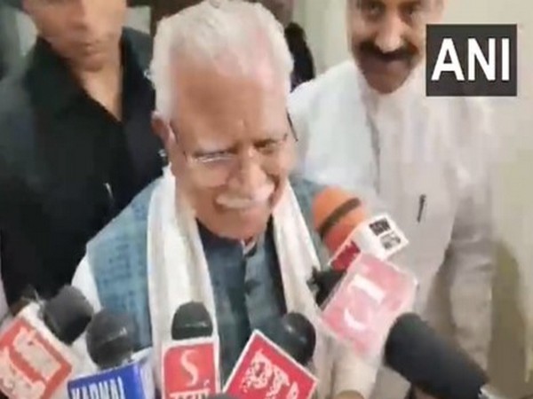 Former Haryana Chief Minister Manohar Lal Khattar (Photo/ANI)