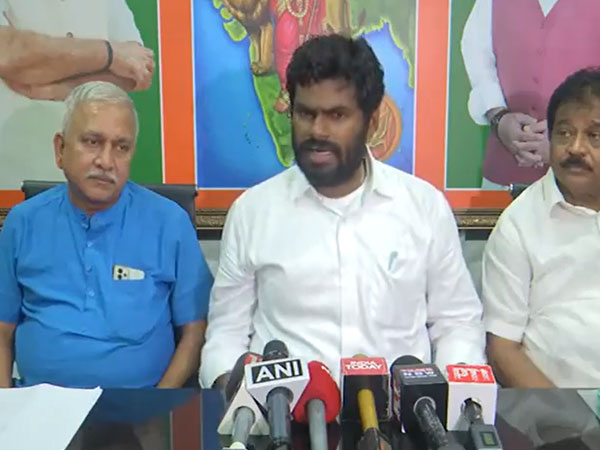 Tamil Nadu BJP chief K Annamalai. (Photo/ANI)