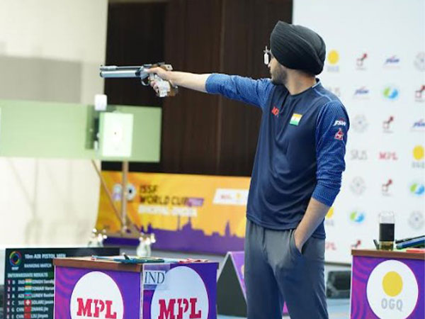 India pistol shooter Sarabjot Singh (Image: NRAI)
