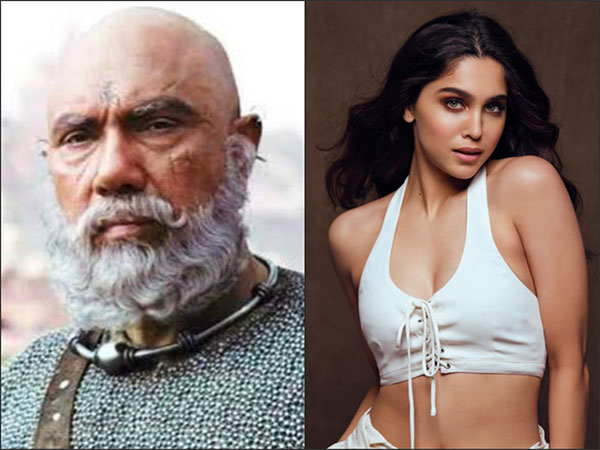 Actors Sharvari and Sathyaraj (Image source: X)