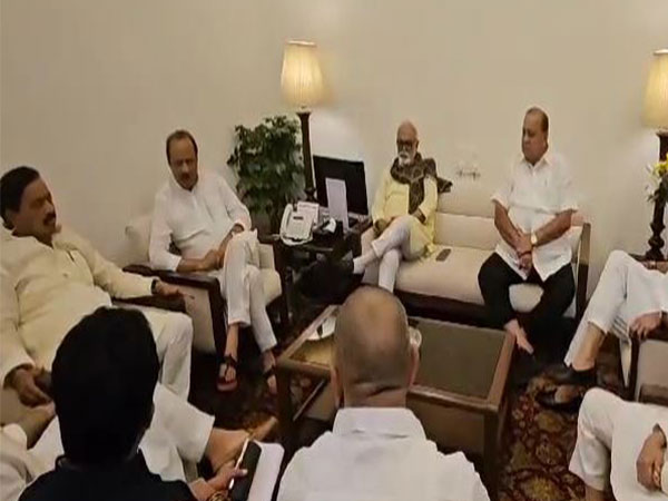 Key meeting of NCP leaders underway in Mumbai (Photo/ANI)